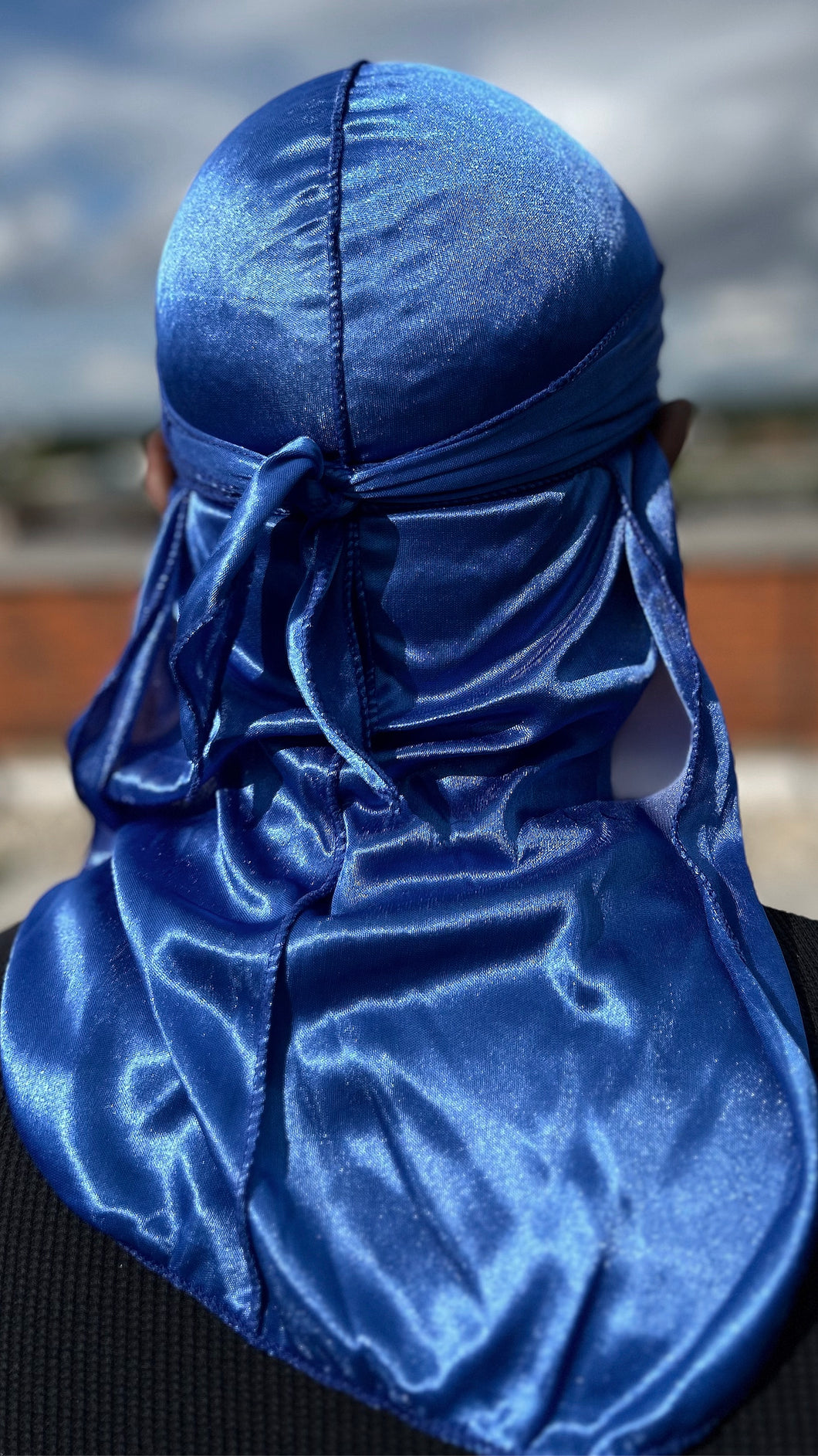 Premium Silk Durag – Royal Blue