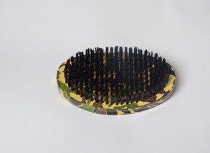 Medium-Bristle Wave Brush – Camo Palm