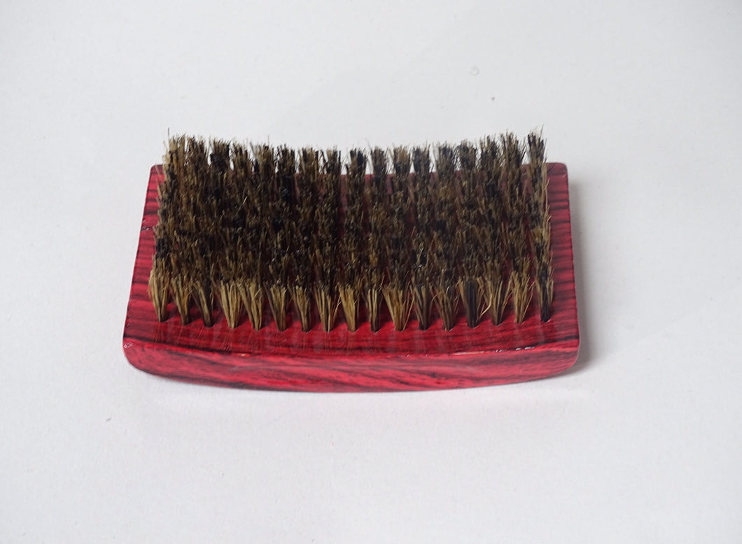 (Hard) Red striped palm brush