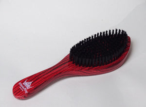 (Medium-hard) Red striped handle brushes
